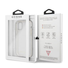 Заредете изображение във визуализатора на галерията – Guess GUHCN65PCGLSI iPhone 11 Pro Max srebrny/silver hard case Glitter - TopMag
