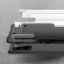 Заредете изображение във визуализатора на галерията – Hybrid Armor Case Tough Rugged Cover for Samsung Galaxy A41 silver - TopMag
