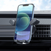 Заредете изображение във визуализатора на галерията – Borofone Car holder BH86 Crystal Ice to air vent black
