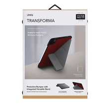 Заредете изображение във визуализатора на галерията – UNIQ etui Transforma Rigor iPad Pro 11" (2020) czerwony/coral red - TopMag
