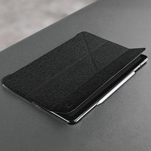 Заредете изображение във визуализатора на галерията – UNIQ etui Yorker Kanvas iPad Pro 12,9" (2020) czarny/obsidian knit black - TopMag
