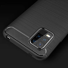 Заредете изображение във визуализатора на галерията – Carbon Case Flexible Cover TPU Case for Xiaomi Mi 10 Lite blue - TopMag
