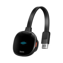 Заредете изображение във визуализатора на галерията – Baseus Meteorite Shimmer wireless display adapter WiFi - HDMI black (CATPQ-A01) - TopMag
