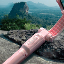 Заредете изображение във визуализатора на галерията – Baseus selfie stick telescopic retractable selfie stick tripod with bluetooth remote control pink (SULH-04) - TopMag
