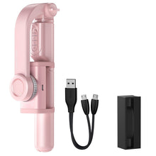 Заредете изображение във визуализатора на галерията – Baseus selfie stick telescopic retractable selfie stick tripod with bluetooth remote control pink (SULH-04) - TopMag
