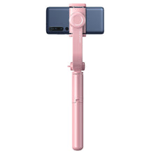Заредете изображение във визуализатора на галерията – Baseus selfie stick telescopic retractable selfie stick tripod with bluetooth remote control pink (SULH-04) - TopMag
