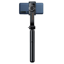 Заредете изображение във визуализатора на галерията – Baseus gimbal single-axis selfie stick telescopic extendable selfie stick tripod with bluetooth remote control black (SULH-01) - TopMag

