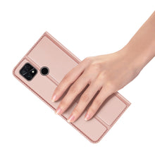 Заредете изображение във визуализатора на галерията – Dux Ducis Skin Pro Case for Xiaomi Poco C40 Flip Card Wallet Stand Pink
