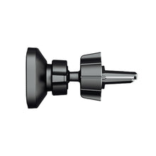 Заредете изображение във визуализатора на галерията – Aluminum alloy + silicon magnetic car mount phone holder Black
