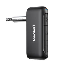 Заредете изображение във визуализатора на галерията – Ugreen Bluetooth 5.0 audio receiver AUX mini jack for car black (70303) - TopMag
