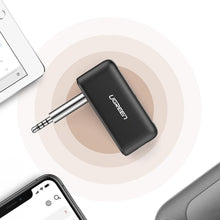 Заредете изображение във визуализатора на галерията – Ugreen Bluetooth 5.0 audio receiver AUX mini jack for car black (70303) - TopMag
