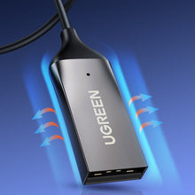 Заредете изображение във визуализатора на галерията – Ugreen Bluetooth 5.0 audio receiver cable USB AUX audio jack adapter black (70601 CM309) - TopMag
