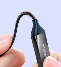 Заредете изображение във визуализатора на галерията – Ugreen Bluetooth 5.0 audio receiver cable USB AUX audio jack adapter black (70601 CM309) - TopMag
