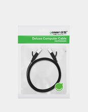 Заредете изображение във визуализатора на галерията – Ugreen Flat Cable Internet Cable Ethernet Patchcord RJ45 Cat 6 UTP 1000Mbps 0.5m Black (50183) - TopMag

