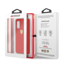 Заредете изображение във визуализатора на галерията – Ferrari Hardcase FESSIHCS62RE S20 G980 czerwony/red Silicone - TopMag
