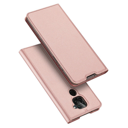 DUX DUCIS Skin Pro Bookcase type case for Xiaomi Redmi 10X 4G / Xiaomi Redmi Note 9 pink - TopMag