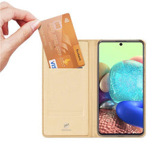 Заредете изображение във визуализатора на галерията – DUX DUCIS Skin Pro Bookcase type case for Samsung Galaxy A71 5G blue - TopMag
