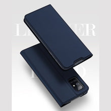Заредете изображение във визуализатора на галерията – DUX DUCIS Skin Pro Bookcase type case for Samsung Galaxy A71 5G blue - TopMag
