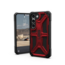 Заредете изображение във визуализатора на галерията – ( UAG ) Urban Armor Gear Monarch case for Samsung S23 5G crimson
