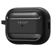 Заредете изображение във визуализатора на галерията – Spigen RUGGED ARMOR Apple AIRPODS PRO 1 / 2 MATTE BLACK
