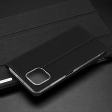 Заредете изображение във визуализатора на галерията – Dux Ducis Skin Pro case for Huawei nova Y61 flip cover card wallet stand black

