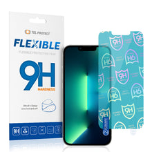 Заредете изображение във визуализатора на галерията – Tel Protect Best Flexible Hybrid Tempered Glass for IPHONE 13 PRO MAX/14 PLUS
