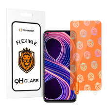 Заредете изображение във визуализатора на галерията – Tel Protect Best Flexible Hybrid Tempered Glass for REALME 8/8 PRO
