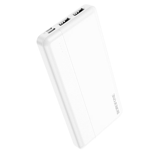 Borofone Power Bank 10000mAh BJ24 - 2xUSB - white