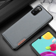 Заредете изображение във визуализатора на галерията – Dux Ducis Fino case covered with nylon material for Samsung Galaxy A41 gray
