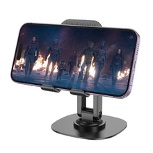 Заредете изображение във визуализатора на галерията – HOCO desktop stand rotating dual axis Winner HD6 (4,5' - 7") black

