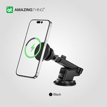 Заредете изображение във визуализатора на галерията – Amazing Thing Car holder Explorer Pro Mag with Magsafe charger TP15WMB to dashboard and air vent black
