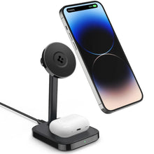 Заредете изображение във визуализатора на галерията – Spigen ArcField PF2100 Stand with MagSafe Charger - Black
