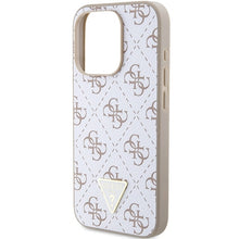 Заредете изображение във визуализатора на галерията – Original Case GUESS hardcase 4G Triangle Metal Logo GUHCP15XPG4GPH for Iphone 15 Pro Max white
