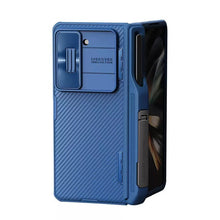 Заредете изображение във визуализатора на галерията – Nillkin CamShield Fold Case for Samsung Galaxy Z Fold 5 5G blue (pen holder)

