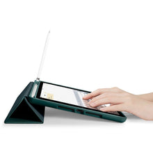 Заредете изображение във визуализатора на галерията – SPIGEN URBAN FIT IPAD 7/8/9 10.2 2019/2020/2021 MIDNIGHT GREEN - TopMag

