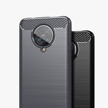 Заредете изображение във визуализатора на галерията – Carbon Case Flexible Cover TPU Case for Xiaomi Redmi K30 Pro / Poco F2 Pro blue - TopMag
