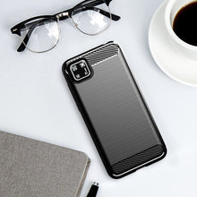 Заредете изображение във визуализатора на галерията – Carbon Case Flexible Cover TPU Case for Huawei Y5p blue - TopMag
