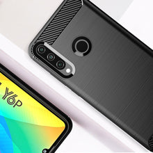 Заредете изображение във визуализатора на галерията – Carbon Case Flexible Cover TPU Case for Huawei Y6p blue - TopMag
