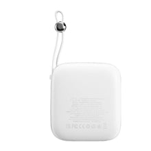 Заредете изображение във визуализатора на галерията – Joyroom powerbank 10000mAh Jelly Series 22.5W with built-in Lightning cable white (JR-L003)
