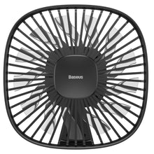 Заредете изображение във визуализатора на галерията – Baseus Vehicle mounted Backseat wireless Fan car headrest windmill black (CXZR-01) - TopMag
