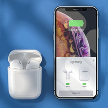 Заредете изображение във визуализатора на галерията – WK Design mini wireless earphone Bluetooth TWS white (T3 white) - TopMag

