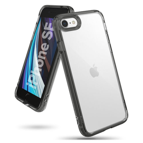 Ringke Fusion TPU case with gel frame for iPhone SE 2022 / SE 2020 / iPhone 8 / iPhone 7 black (FSAP0051) - TopMag