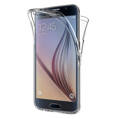 Двоен силиконов калъф за samsung galaxy s6 (g920) прозрачен - само за 8.99 лв