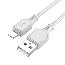 Заредете изображение във визуализатора на галерията – HOCO cable USB to iPhone Lightning 8-pin 2,4A Assistant X101 gray (30pcs/box)
