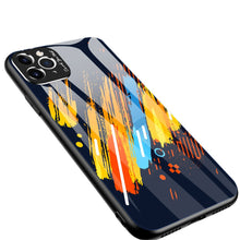 Заредете изображение във визуализатора на галерията – Color Glass Case Durable Cover with Tempered Glass Back and camera cover iPhone 11 Pro Max pattern 5 - TopMag
