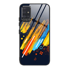 Заредете изображение във визуализатора на галерията – Color Glass Case Durable Cover with Tempered Glass Back and camera cover Samsung Galaxy A71 pattern 5 - TopMag
