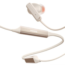 Заредете изображение във визуализатора на галерията – Baseus Bowie U2 Pro TWS ANC wireless Bluetooth headphones - cream and white
