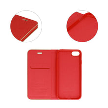 Заредете изображение във визуализатора на галерията – Vennus Book Case with frame for Samsung Galaxy S24 Ultra red
