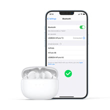 Заредете изображение във визуализатора на галерията – Ugreen HiTune T3 Active WS106 Wireless Bluetooth 5.2 TWS ANC Headphones - White
