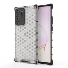 Заредете изображение във визуализатора на галерията – Honeycomb Case armor cover with TPU Bumper for Samsung Galaxy Note 20 transparent - TopMag
